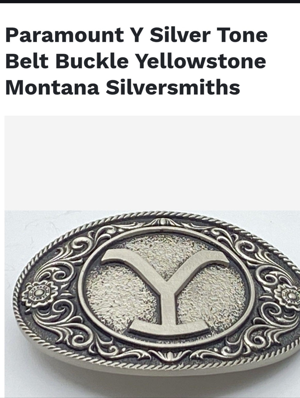 Official Yellowstone Dutton Ranch "Y" Buckle | Montana Silversmiths